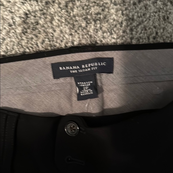 Banana Republic Black Sloan Fit Trousers - Picture 2 of 5